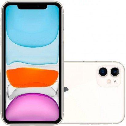 Smartphone Apple iPhone 11 128GB 4GB RAM Desbloqueado Branco