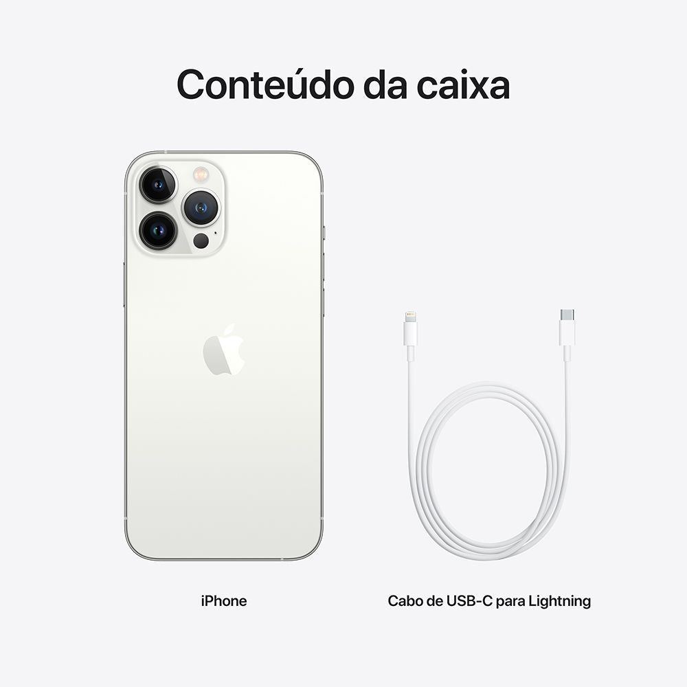 Smartphone iPhone 13 Pro 128GB Desbloqueado Prateado