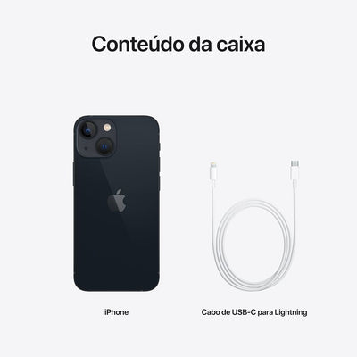 Smartphone Apple iPhone 13 256GB 4GB RAM Desbloqueado Preto